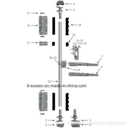 Container Door-Locking Gear with Type Lvylv-F1mq